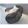 Image 2 : Kenneth Cobonpue Balou Lounge Armchair w/ Seat Cushion & 2 Pillows 35"x34"x32"H