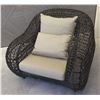 Image 1 : Kenneth Cobonpue Balou Lounge Armchair w/ Seat Cushion & 2 Pillows 35"x34"x32"H