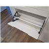 Image 8 : White Framed Mirror 40"x34" & Shoe Cabinet w/ 4 Drawers 49" x 10" x 41" H
