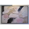 Image 1 : Abstract Artwork Signed by Artist in Metal Frame 61"x42"