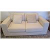 Image 1 : Daiwoo International Upholstered Love Seat w/ Throw Pillows 70"x38"x24"H