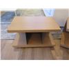 Image 2 : Qty 2 Wooden Side Tables w/ Undershelf 27"x17"x15"H