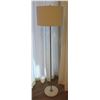 Image 1 : Metal Pole Floor Lamp w/ Shade 61"H