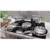 Image 2 : Qty 6 Cuisinart Stainless Steel Cookware Pots & Pans w/ Some Lids