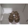 Image 10 : Contents of Shelving: Valentino Sandals, Basket, Blanket, Clothing, Hats, Shoes, etc