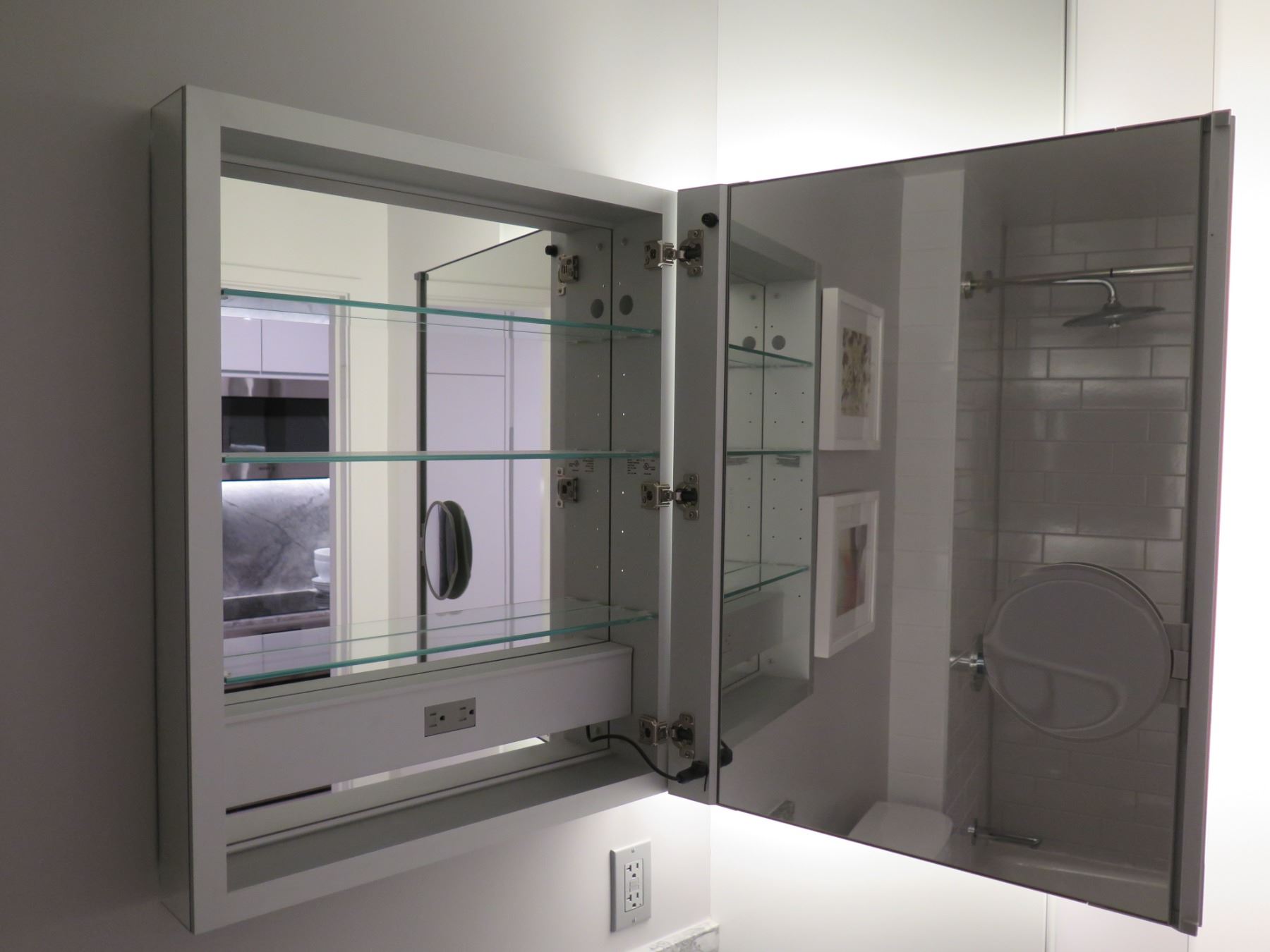 Kohler 99007-TL-NA Verdera Lighted Mirror Medicine Cabinet 24" x 30" H