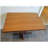 Image 2 : Wooden Table on Double Pedestal Base 36"x26"x30"H