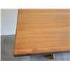 Image 3 : Wooden Table on Double Pedestal Base 36"x26"x30"H