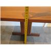 Image 8 : Wooden Table on Double Pedestal Base 36"x26"x30"H