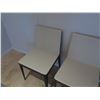Image 4 : Qty 4 B&B Italia Model EL Wooden Upholstered Chairs 18"x16"x31"H