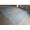 Image 1 : Warp & Weft Distinctive Carpets Stria-T Gray Large Area Rug 360"x150"