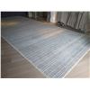 Image 2 : Warp & Weft Distinctive Carpets Stria-T Gray Large Area Rug 360"x150"