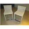 Image 2 : Qty 2 Stellar Works Bar-Height Chairs 18" x 16" x 34" H