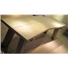 Image 1 : Long Angled Wooden Table 105" x 36" x 36" H