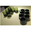 Image 1 : Qty 7 Mata Green Juice Glasses & 7 Urban Oasis 3,CO Mugs