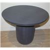 Image 1 : Round Side Table w/ Pedestal Base 20" Diameter x 17"H