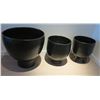 Image 1 : Ames Sala Sebastian Herkner Barro Terracotta Pot 1, 16"H & 2 Smaller 13"H Bowls