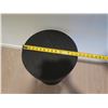 Image 2 : Round Drum Side Table on Pedestal Base 14" Diameter x 21"H
