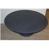 Image 1 : Round Wooden Coffee Table on Pedestal Base 35" Diameter x 15"H