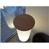 Image 2 : White Cylinder Lamp 11" Diameter, 28" Tall