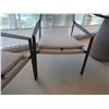 Image 8 : Qty 2 Tribu Nodi Armchairs w/ Interlaced Rope Back & Seat Cushion 23" x 23" x 28" H