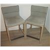 Image 1 : Qty 2 Stellar Works Bar-Height Chairs 17" x 16" x 34" H