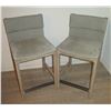 Image 1 : Qty 2 Stellar Works Bar-Height Chairs 17" x 16" x 34" H