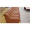 Image 8 : 15-Piece Modular Genuine Leather Sofa (Each piece zips up to the next section)