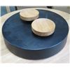 Image 1 : Catch-all Bowl Small 16"D x 3.5"H w/ Round Wooden Accents 5.5"D