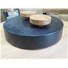 Image 2 : Catch-all Bowl Small 16"D x 3.5"H w/ Round Wooden Accents 5.5"D
