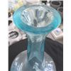 Image 2 : BM Tall 'Thick' Blown Glass Vase w/ Long Neck, Approx. 13" Dia, 19.5"H (bottom not perfectly flat)