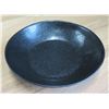 Image 1 : Qty 5 Crate & Barrel 467-282 Marin Black Pasta Bowls Made in Portugal 10"D x 2"H
