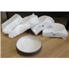 Image 1 : Qty 5 Crate & Barrel 589-848 18th Street Low Bowls Made in Thailand 7"D x 2"H