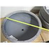 Image 8 : Qty 3 Rejuvenation Planters Dell Low Bowl Wide Laterite Gray E3104, 17.5"D x 7.5"H