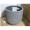 Image 6 : Qty 2 Rejuvenation Planters Dell Small Round Laterite Gray 12.5"D x 11.5"H