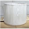 Image 1 : White Lampshade, New in Box 12"Dia, 10.5" H