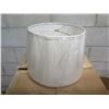 Image 2 : White Lampshade, New in Box 12"Dia, 10.5" H