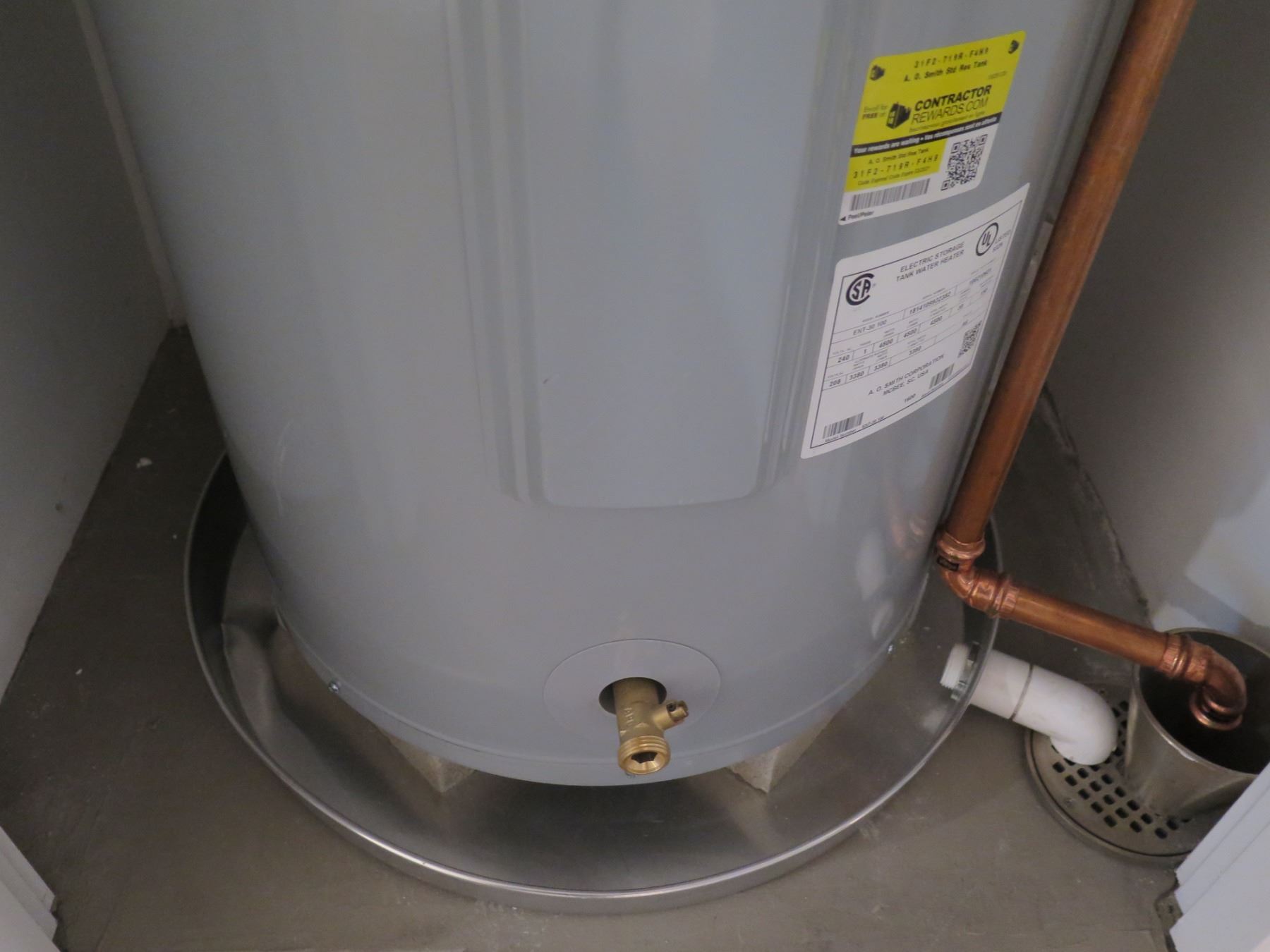 Ac Samith 100 Gallon Ao Smith Water Heater | Gas Furnace