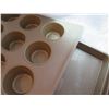 Image 2 : Multiple Kitchen Essentials: Baking Sheets & Muffin Pans Misc Sizes