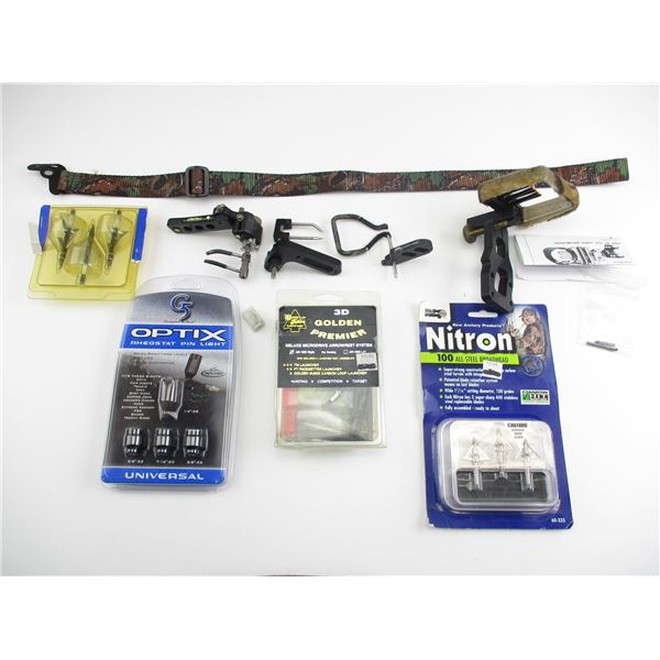 ASSORTED ARCHERY ACCESSORIES