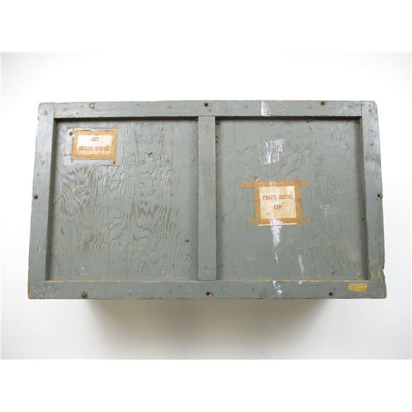 WOODEN STORAGE CRATE