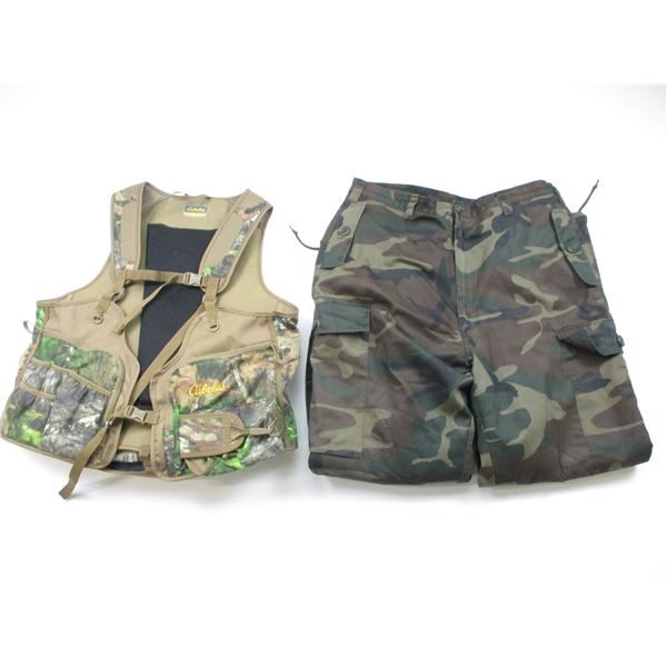 CAMO HUNT PANTS & VEST