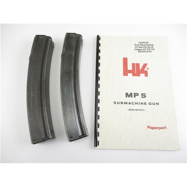 HK MP5 SMG MAGAZINES ETC