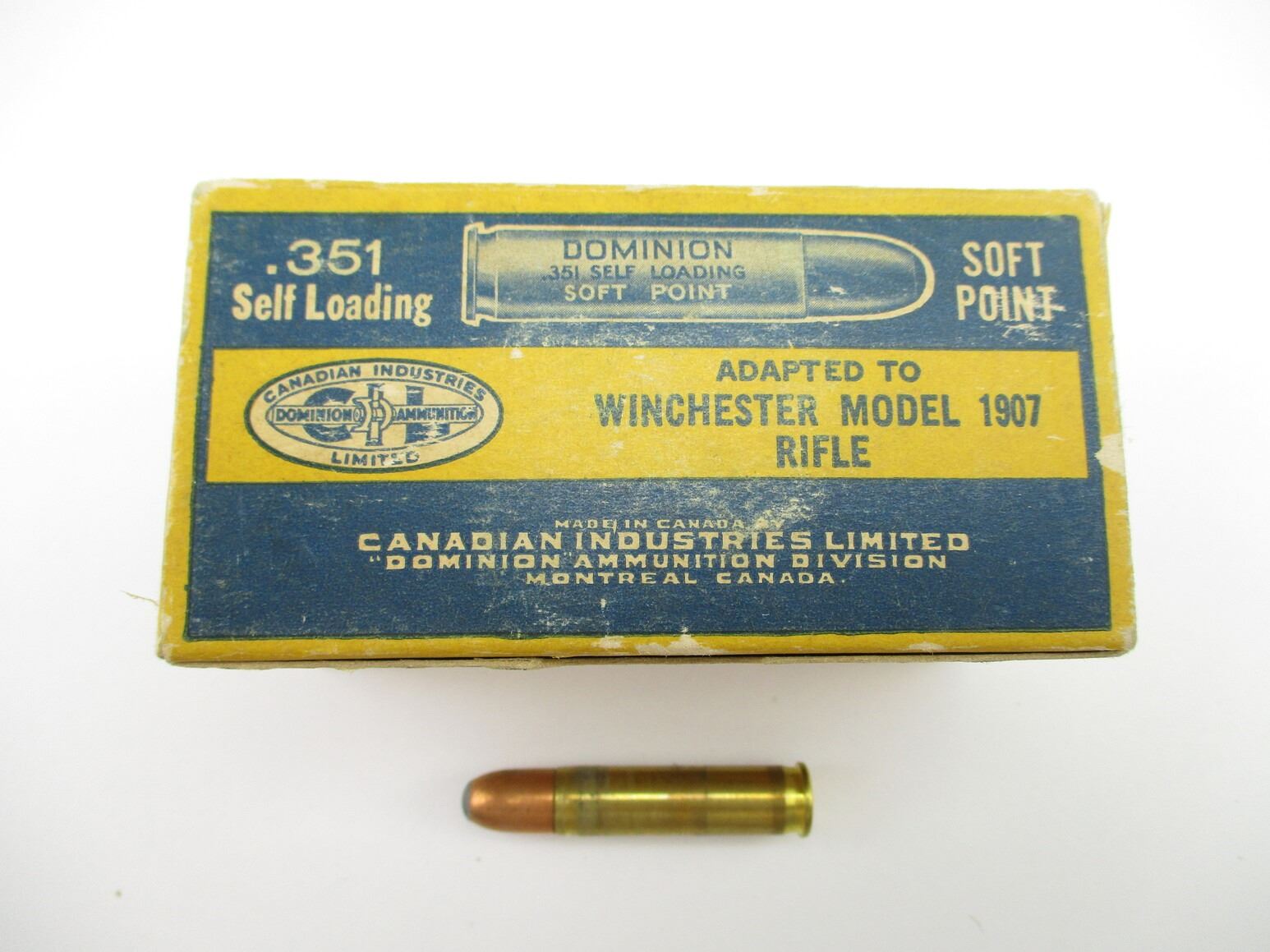 COLLECTIBLE CIL DOMINION .351 SLR AMMO