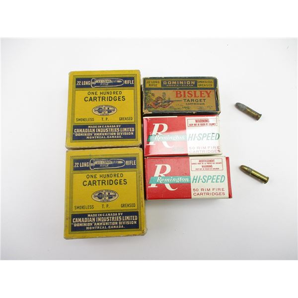 COLLECTIBLE .22 LONG RIFLE AMMO
