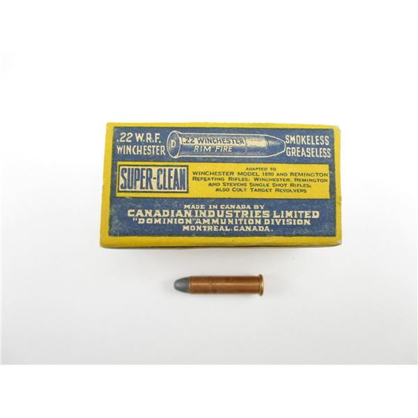 COLLECTIBLE CIL .22 W.R.F. AMMO