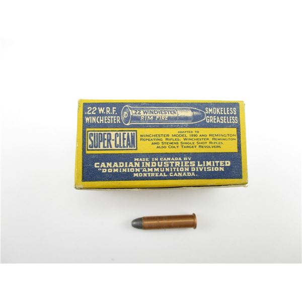 COLLECTIBLE CIL .22 W.R.F. AMMO