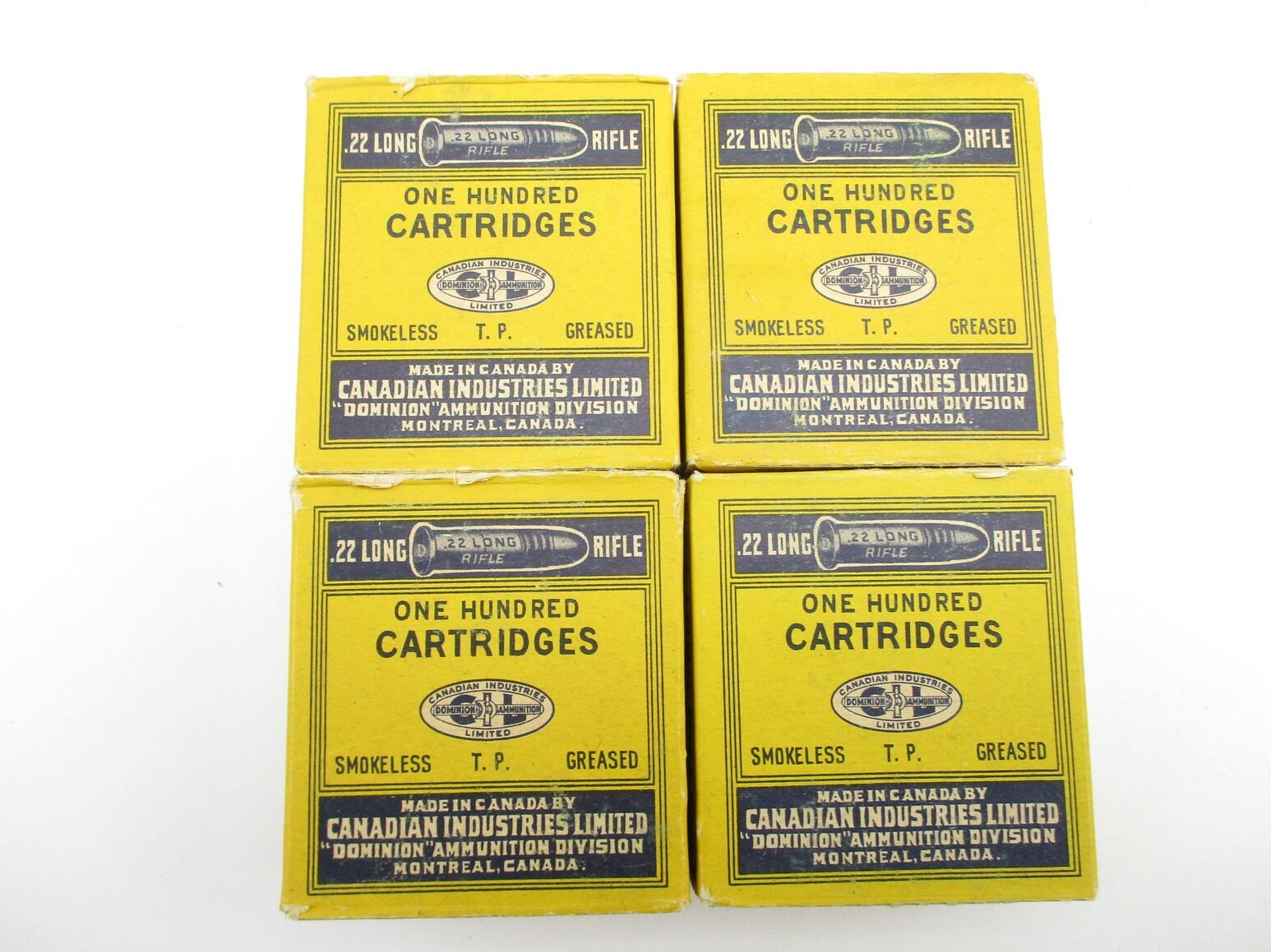 COLLECTIBLE CIL DOMINION .22 LONG RIFLE AMMO