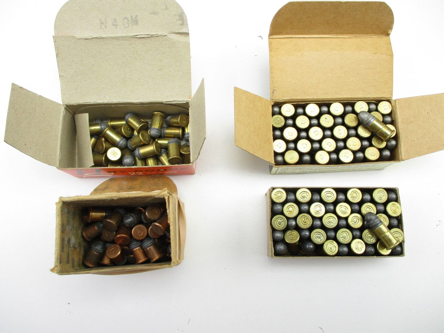 COLLECTIBLE ASSORTED .22 SHORT, .22 CB, AND .22 BB CAPS AMMO