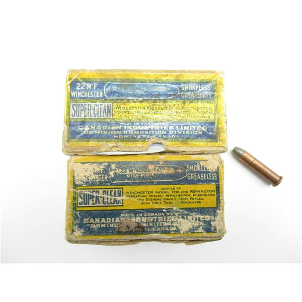 COLLECTIBLE CIL .22 W.R.F. AMMO